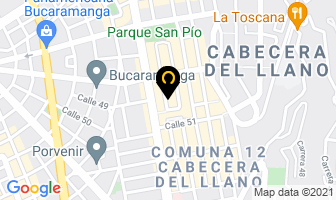 Mapa de G.o.t. Seguridad en Bucaramanga