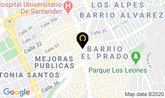 Mapa de Gotas De Luna en Bucaramanga