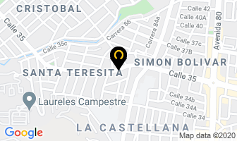 Mapa de Gourmet & Express en Medellín