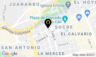 Mapa de Gourmet & Express en Cali