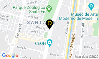 Mapa de Gracia Colombia en Medellín