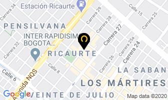 Mapa de Graficando servicios integrados en Bogotá D.C