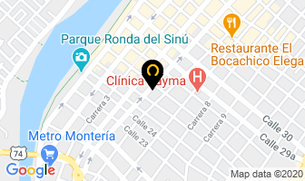 Mapa de Gráficas A&m en Montería