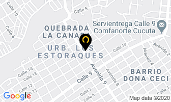 Mapa de Graficas Areiza en Cúcuta