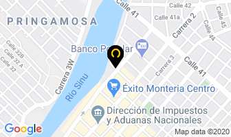 Mapa de Gráficas Comerciales en Montería
