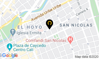 Mapa de Graficas Paula Impresores en Cali