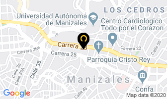 Mapa de Graficolor en Manizales
