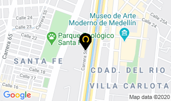 Mapa de Gramas & Jardines en Medellín