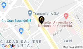 Mapa de Gran Estacion Centro Comercial en Bogotá D.C
