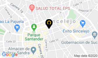Mapa de Gran Hotel en Sincelejo