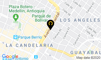 Mapa de Gran Hotel en Medellín