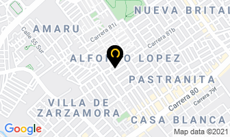 Mapa de Granada Salud en Bogotá D.C