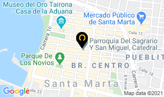 Mapa de Granda Rodríguez Carmen Mábel en Santa Marta