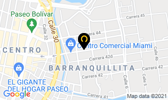 Mapa de Granero Dinastía en Barranquilla