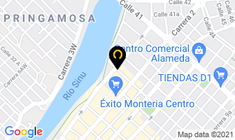 Mapa de Granero Donde Lucho en Montería