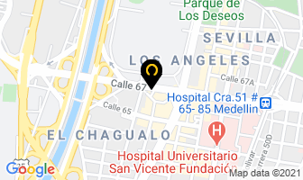 Mapa de Granero El Ajuste en Medellín