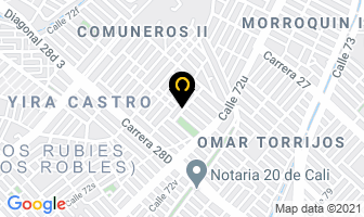 Mapa de Granero El Cliente Pez en Cali