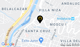 Mapa de Granero El Descanso en Medellín