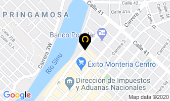 Mapa de Granero El Emperador en Montería