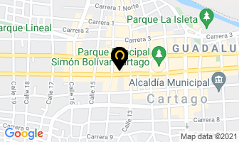 Mapa de Granero El Hacendado en Cartago