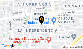 Mapa de Granero Fercho en Cali