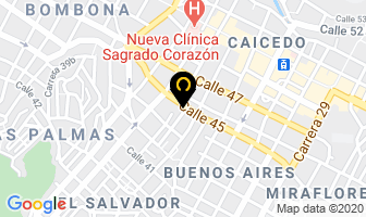 Mapa de Granero La 45 en Medellín