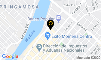 Mapa de Granero Mercatienda en Montería