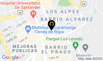 Mapa de Granero Popular en Bucaramanga