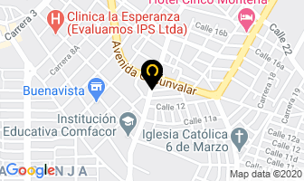 Mapa de Granero Río De Oro en Montería