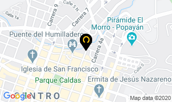 Mapa de Granero Santa Inés en Popayán
