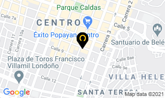 Mapa de Granero Solarte en Popayán