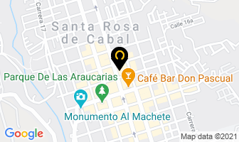 Mapa de Granero Y Distribuidora La Cosecha en Santa Rosa de Cabal