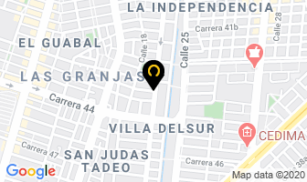 Mapa de Graniplast Y Pigmentos en Cali