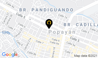 Mapa de Granitos Cali en Popayán