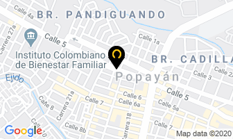 Mapa de Granitos Perlita en Popayán