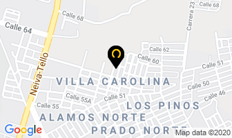 Mapa de Granja Piscicola en Neiva