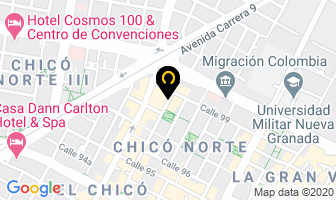 Mapa de Grano Verde Café en Bogotá D.C