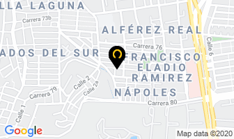 Mapa de Granoble Sandra Milena en Cali
