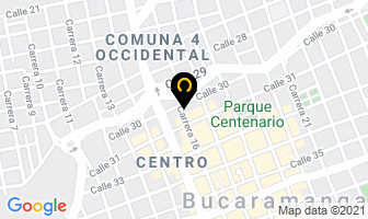 Mapa de Granoriente en Bucaramanga