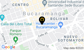 Mapa de Graphic Design en Bucaramanga