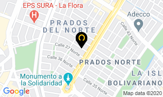 Mapa de Grasas Del Pacífico en Cali