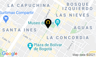 Mapa de Green Representaciones en Bogotá D.C