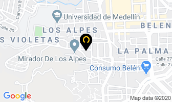 Mapa de Grúa Ache Grúas en Medellín