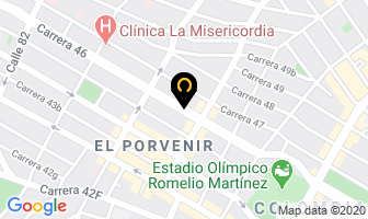 Mapa de Grúa Mate en Barranquilla