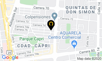 Mapa de Gruas A Tiempo en Cali