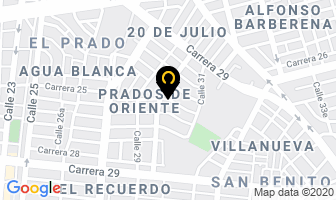Mapa de Grúas El Prado en Cali