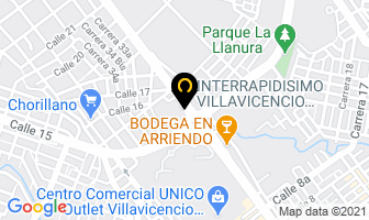 Mapa de Grúas Jr en Villavicencio