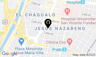 Mapa de Grúas Lopera en Medellín