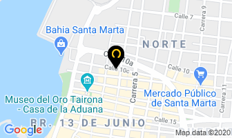 Mapa de Grúas Multiservicios en Santa Marta