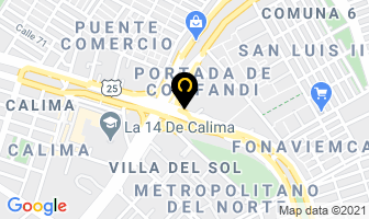 Mapa de Gruas Y Multiservicios Vasquez en Cali